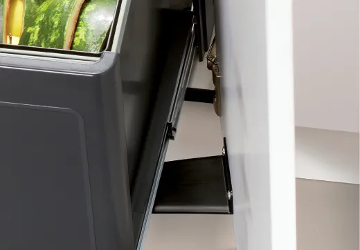 BLANCO Botton Pro 45/2 Automatic Abfallsystem zum Einbau hinter Drehtren mit Trmitnehmer ab 45cm Unterschrank