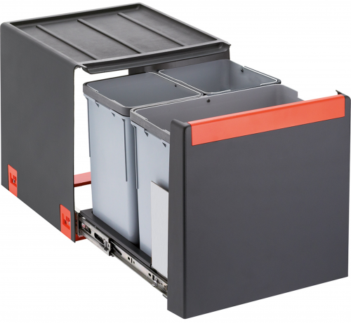FRANKE Sorter Cube 40-3 Einbau-Abfallsammler / Mlltrennsystem in 3-fach Trennung hinter Drehtr