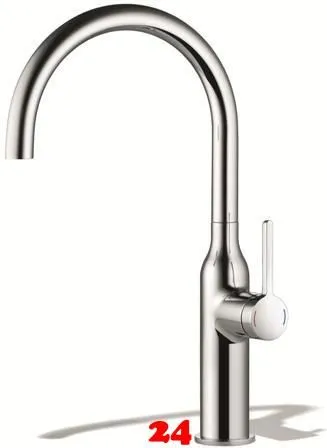 KWC Kchenarmatur Sin 10.261.012.000FL Einhebelmischer Chrom mit Festauslauf (122286)