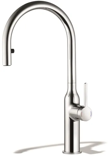 KWC Kchenarmatur Sin 10.261.102.000FL Einhebelmischer Chrom mit Zugauslauf (122284)