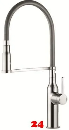 KWC Kchenarmatur Sin Highflex CR 10.261.432.000FL Einhebelmischer Chrom mit Pendelbrause (122280)