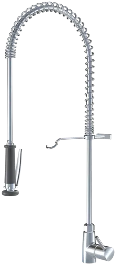 KWC Gastro CR 24.501.130.000-SB Einhebelmischer Gastroarmatur mit Pendelbrause fr die Profikche (121273)