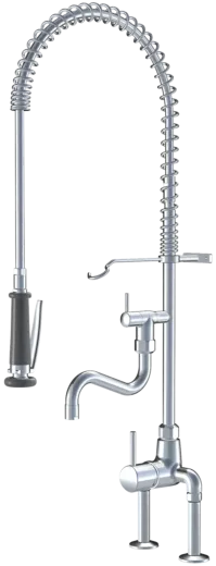 KWC Gastro CR 24.503.114.000-A200-SB Einhebelmischer Gewerbe mit Pendelbrause fr die Profikche (121294)