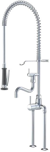 KWC Gastro CR 24.503.124.000-A200-SB Einhebelmischer Gewerbe mit Pendelbrause fr die Profikche (121296)