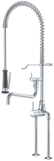 KWC Gastro CR 24.503.126.000-A300-SB Einhebelmischer Gewerbe mit Pendelbrause fr die Profikche (121297)