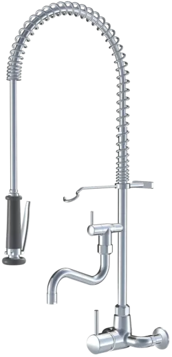 KWC Gastro CR 24.502.164.000-A200-SB-WA Wandmischer Gewerbe mit Pendelbrause fr die Profikche (121281)