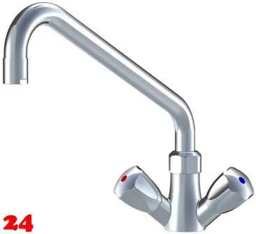 KWC Gastro CR K.24.41.04.000C07-A300 Zweigriffmischer Gewerbe Gastroarmatur fr die Profikche (100945)