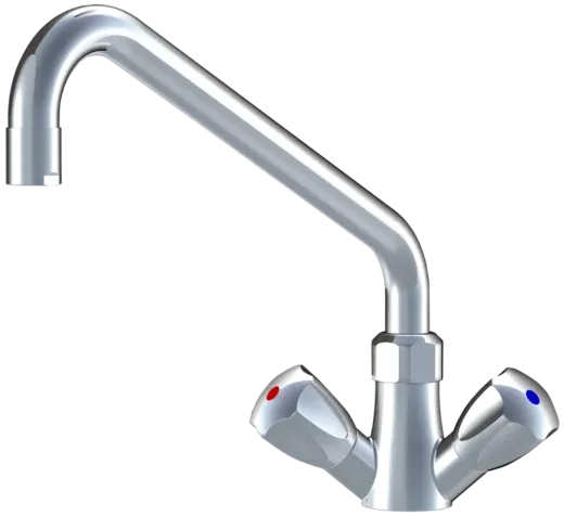 KWC Gastro CR K.24.41.04.000C07-A300 Zweigriffmischer Gewerbe Gastroarmatur fr die Profikche (100945)