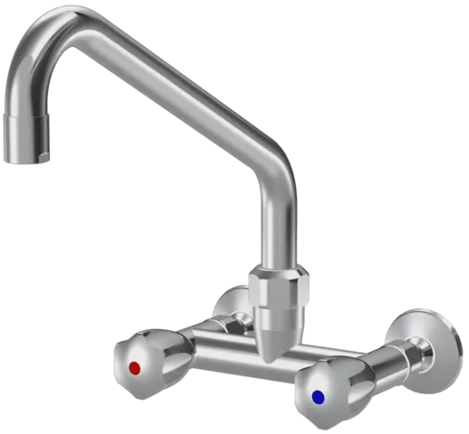 KWC Gastro CR K.24.42.21.000C86-A300-WA Zweigriffmischer Gewerbe Wandarmatur fr die Profikche (118403)