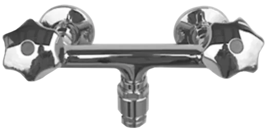 KWC Gastro CR K.24.42.00.000C76-WA Zweigriffmischer Gewerbe Wandarmatur fr die Profikche (122289)