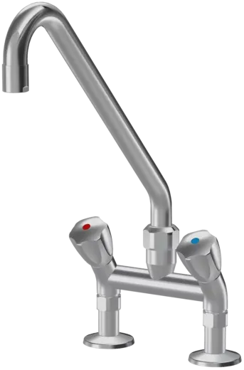 KWC Gastro CR K.24.42.42.000C74-C449 Zweigriffmischer Gewerbe Gastroarmatur fr die Profikche (118412)