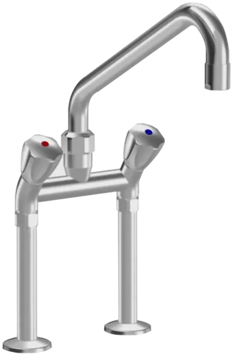 KWC Gastro CR K.24.42.43.000C74 Zweigriffmischer Gewerbe Gastroarmatur fr die Profikche (118413)