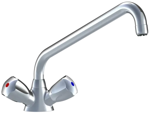 KWC Gastro CR K.24.41.24.000C02 Zweigriffmischer Gewerbe Gastroarmatur fr die Profikche (112159)