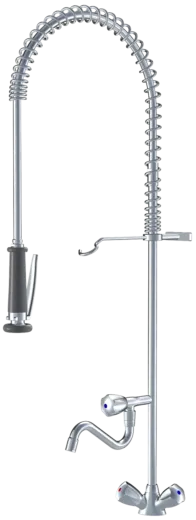 KWC Gastro CR K.24.41.61.000C06-SB Zweigriffmischer Gewerbe mit Pendelbrause fr die Profikche (105093)