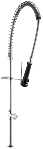 KWC Gastro CR K.24.40.60.000C34-SB Eingriff Standventil Gewerbe mit Pendelbrause fr die Profikche (100960)
