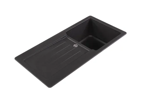 SCHOCK Kchensple Typos D-100S Cristalite Granitsple / Einbausple Basic Line mit Drehexcenter