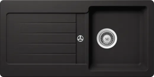 SCHOCK Kchensple Typos D-100S Cristalite Granitsple / Einbausple Basic Line mit Drehexcenter