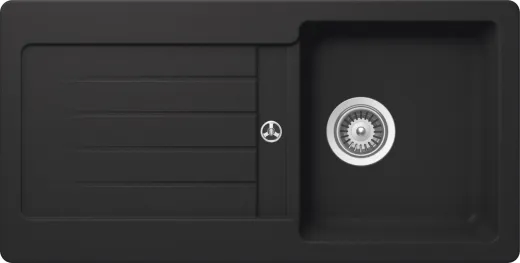 SCHOCK Kchensple Typos D-100S Cristalite Granitsple / Einbausple Basic Line mit Drehexcenter