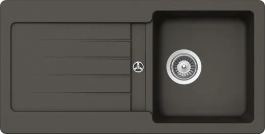 SCHOCK Kchensple Typos D-100S Cristalite Granitsple / Einbausple Basic Line mit Drehexcenter