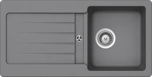 SCHOCK Kchensple Typos D-100S Cristalite Granitsple / Einbausple Basic Line mit Drehexcenter