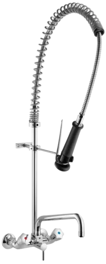 KWC Gastro CR K.24.42.74.000C78-SB-WA Zweigriffmischer Wand mit Pendelbrause fr die Profikche (100448)