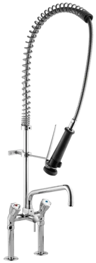 KWC Gastro CR K.24.42.64.000C71-SB Zweigriffmischer Gewerbe mit Pendelbrause fr die Profikche (100966)