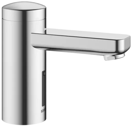 KWC IQUA 12.696.061.000 Automatik Armatur Waschtisch Chrom Infrarotsensorik opto-elektronisch gesteuert mit Batteriebetrieb (3600012551)