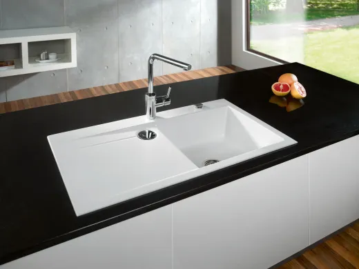 Systemceram KeraDomo STEMA 90-BASIC Keramiksple / Einbausple in Standardfarben fr die Kche