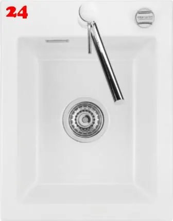 Systemceram KeraDomo MERA 39-PREMIUM Keramiksple / Einbausple in Sonderfarben fr die Kche