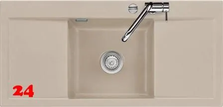 Systemceram KeraDomo MERA MIDDLE-PREMIUM-FL Keramiksple / Einbausple fr flchenbndige Montage