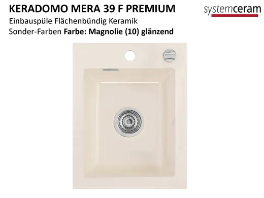 Systemceram KeraDomo MERA 39-PREMIUM-FL Keramiksple / Einbausple fr die flchenbndige Montage
