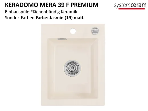 Systemceram KeraDomo MERA 39-PREMIUM-FL Keramiksple / Einbausple fr die flchenbndige Montage