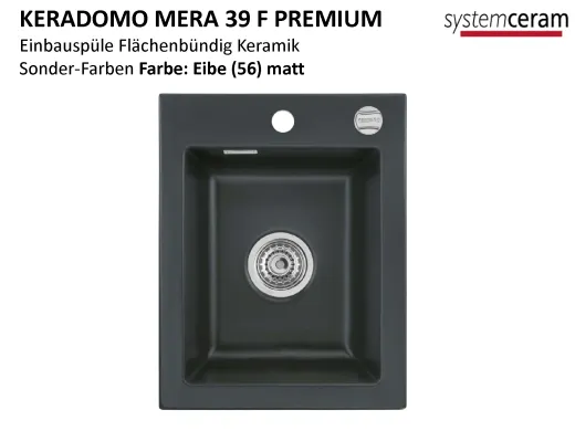 Systemceram KeraDomo MERA 39-PREMIUM-FL Keramiksple / Einbausple fr die flchenbndige Montage
