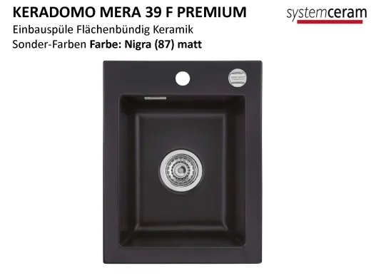 Systemceram KeraDomo MERA 39-PREMIUM-FL Keramiksple / Einbausple fr die flchenbndige Montage