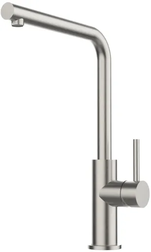 Systemceram KeraDomo K�chenarmatur Skiva Edelstahl massiv Einhebelmischer mit Festauslauf 360� schwenkbar