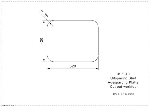 REGINOX Clean & Care IB 5040 (L) KG-CC (316) Einbausple Edelstahl mit Flachrand 3 in 1 ohne berlauf medizinischer Bereich