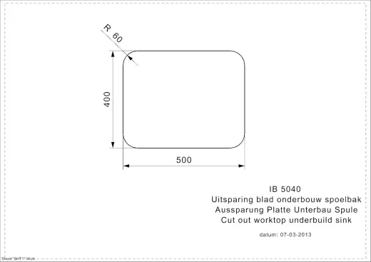✅ REGINOX Clean & Care IB 5040 (L) KG-CC (316) Einbausp�le Edelstahl mit Flachrand 3 in 1 ohne �berlauf medizinischer Bereich