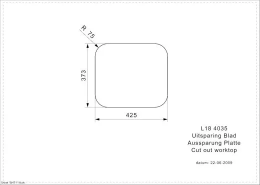 REGINOX Clean & Care L18 4035 KG-CC Einbausple Edelstahl mit Flachrand 3 in 1 ohne berlauf medizinischer Bereich