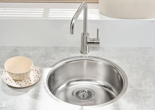 REGINOX Clean & Care L18 390 KG-CC Einbausp�le Edelstahl mit Flachrand 3 in 1 ohne �berlauf medizinischer Bereich