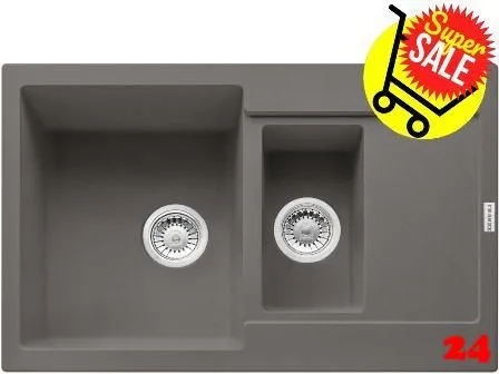 ✅ FRANKE Küchenspüle Maris MRG 651-78 Fragranit+ Einbauspüle / Granitspüle mit Drehknopfventil Farbe Steingrau ✅ FRANKE Küchenspüle Maris MRG 651-78 Fragranit+ Einbauspüle / Granitspüle mit Drehknopfventil Farbe Steingrau