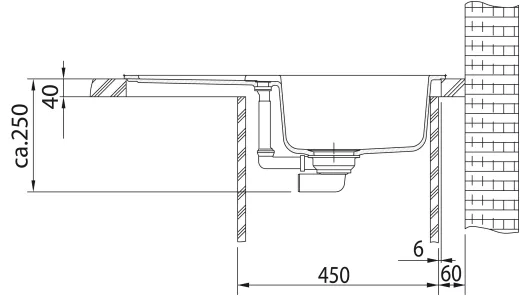 FRANKE Kchensple Strata STG 614-78 Fragranit+ Einbausple / Granitsple mit Siebkorb als Stopfen- oder Drehknopfventil