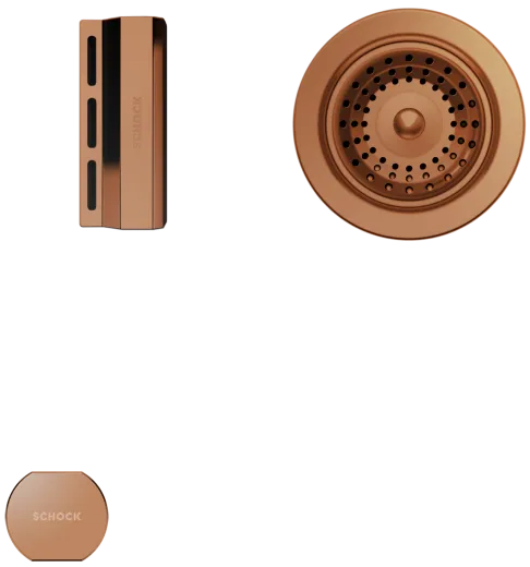 ❎ SCHOCK Kchensple Mono D-100S Cristadur Nano-Granitsple / Einbausple mit Drehexcenter