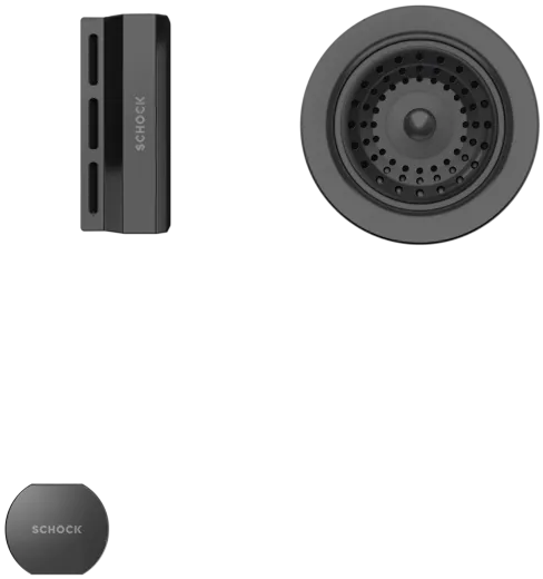 ❎ SCHOCK Kchensple Mono D-100S Cristadur Nano-Granitsple / Einbausple mit Drehexcenter