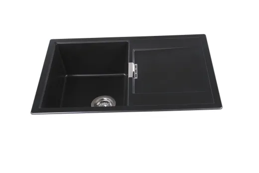 ❎ SCHOCK Kchensple Mono D-100S Cristadur Nano-Granitsple / Einbausple mit Drehexcenter