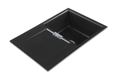 ❎ SCHOCK Kchensple Mono D-100S Cristadur Nano-Granitsple / Einbausple mit Drehexcenter