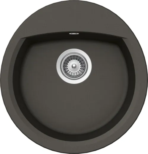 SCHOCK Kchensple Manhattan R-100 Cristalite Granitsple / Rundbecken Basic Line mit Drehexcenter
