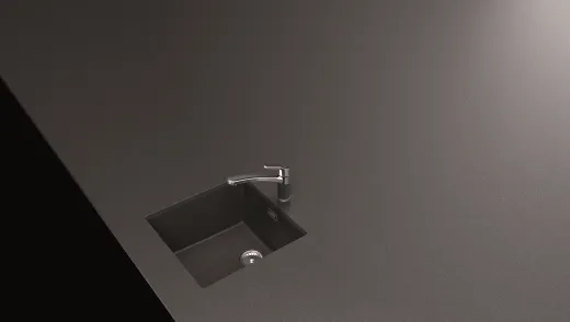 SCHOCK Kchenarmatur SC-90 Cristalite Basic Line Einhebelmischer Festauslauf 360 schwenkbarer Auslauf mit Materialhlse