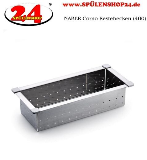 Modell: NABER CORNO Restebecken 1013042 Markenprodukt der Firma NABER Material: Edelstahl ...