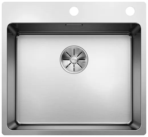 BLANCO Kchensple Andano 500-IF/A Edelstahlsple / Einbausple Flachrand mit Ablaufsystem InFino und PushControl