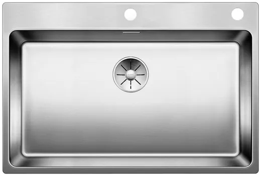 BLANCO Kchensple Andano 700-IF/A Edelstahlsple / Einbausple Flachrand mit Ablaufsystem InFino und PushControl